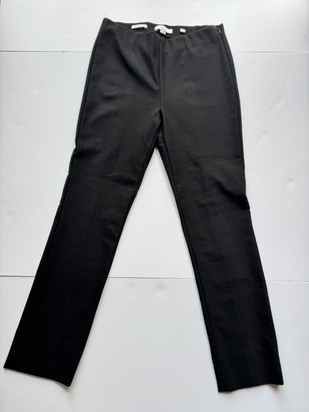 VINCE Italian Fabric Black Slim Cigarette Pants Women's M